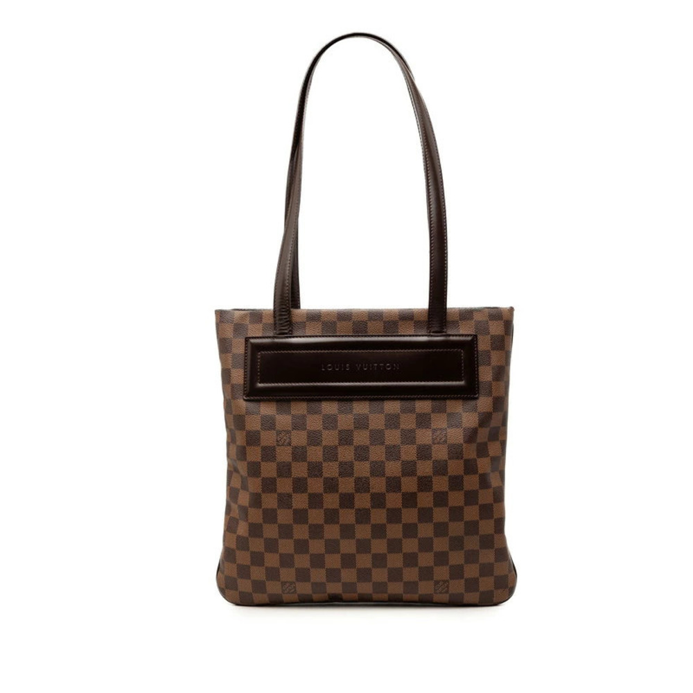 Louis Vuitton Damier Clifton Tote Bag Shoulder Brown Leather